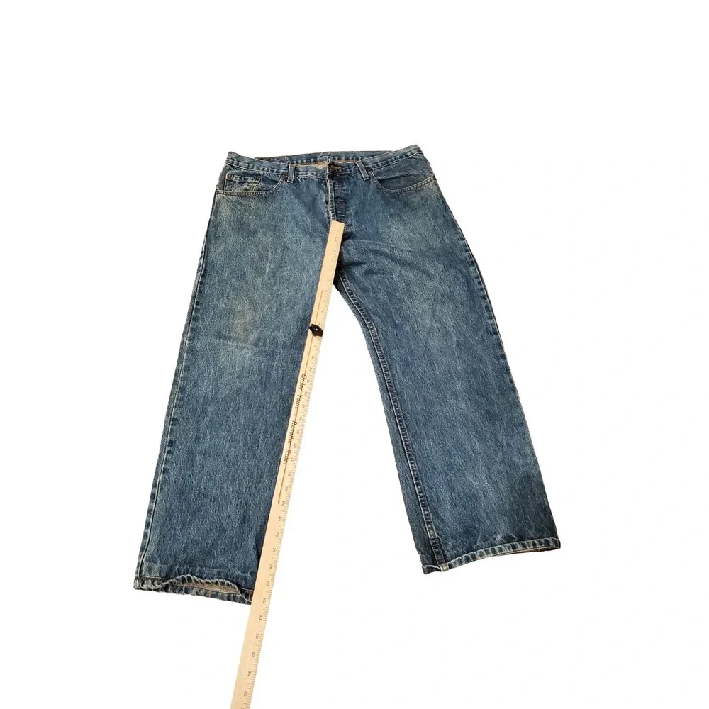 Vintage Levi's 501 Jeans Men's 38x30 Made in USA Button Fly Blue Denim Classic